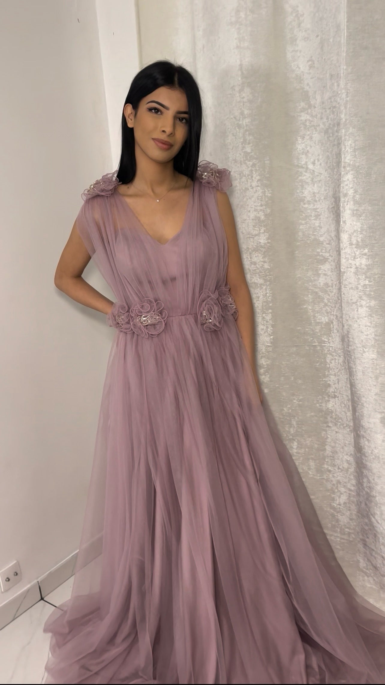Violet dress