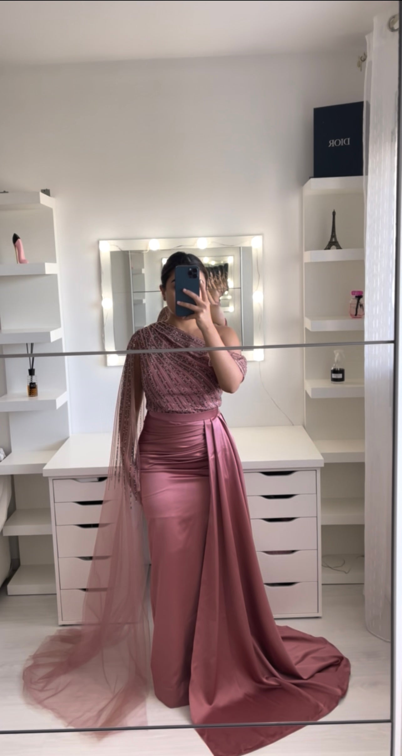 Asymmetrisches Abendkleid „STAR“