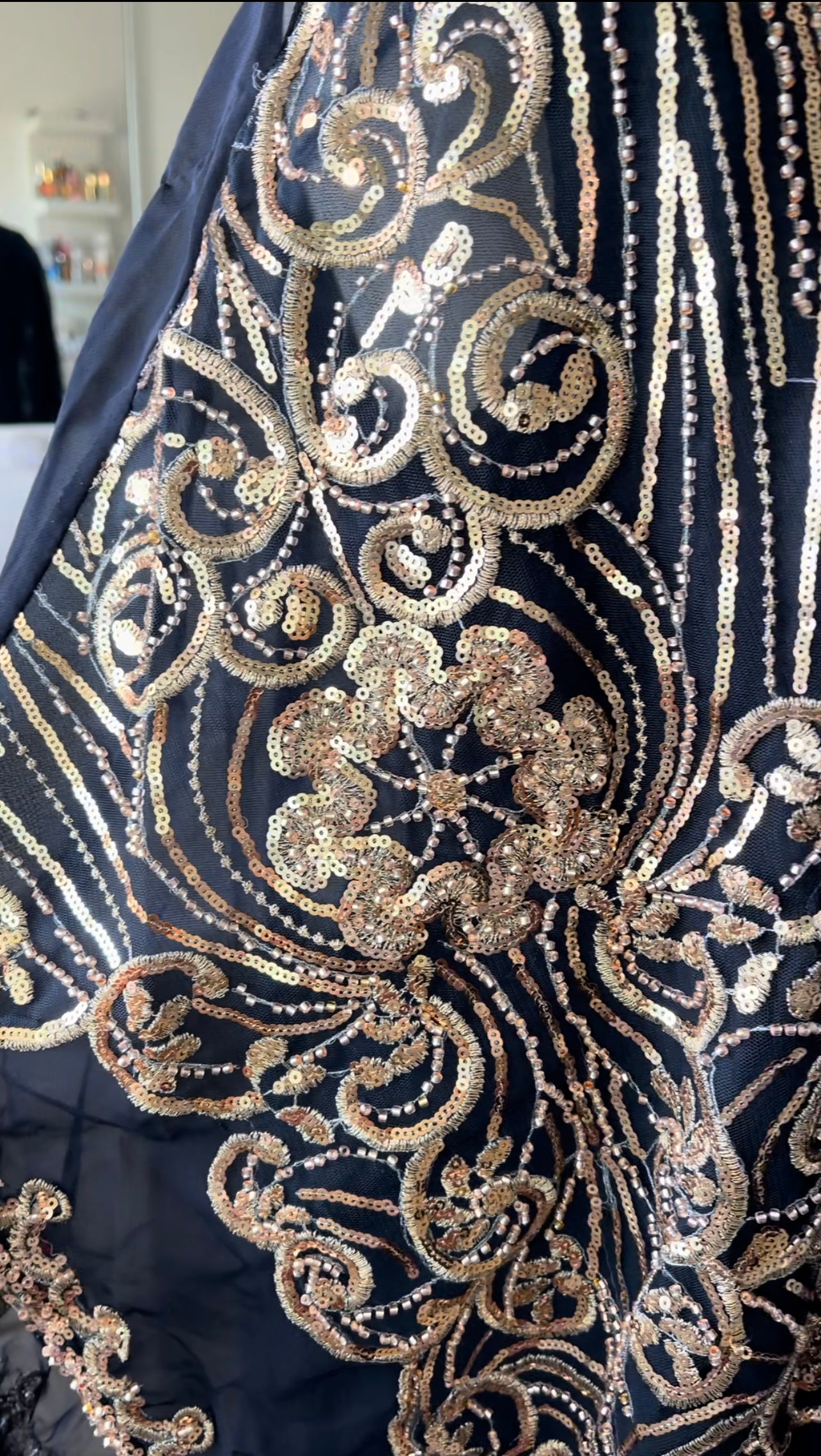 Nachtblauer Kaftan