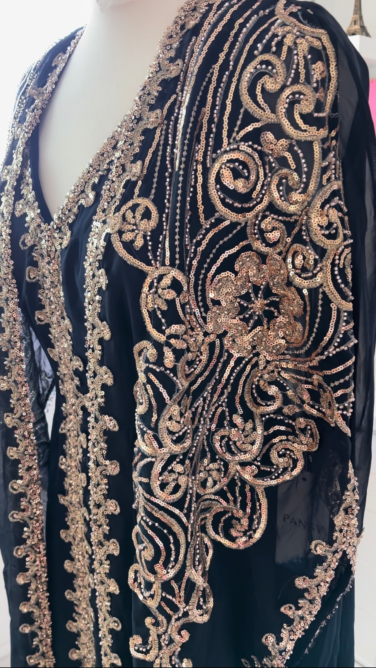 Nachtblauer Kaftan