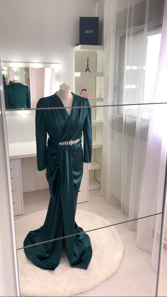 Jade Abendkleid