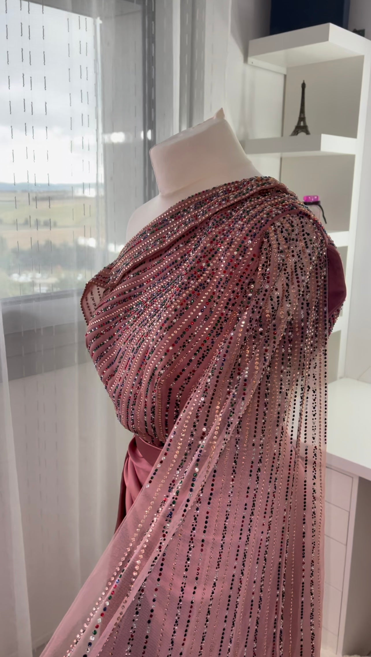 Asymmetrisches Abendkleid „STAR“